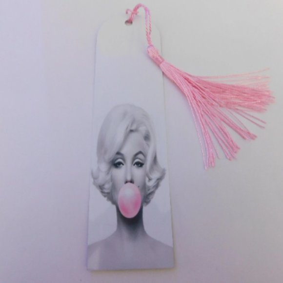 (2for20$ bundle) signet , bookmark for book , en metal , Marilyn - Picture 2 of 2